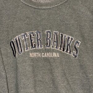Outer Banks North Carolina Heather Green Sweatshirt